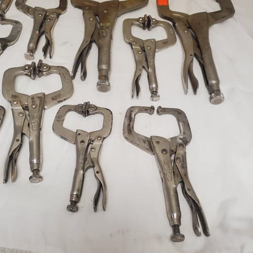 Pack of 11 Locking C-Clamp Vise Grip Pliers LOT-459 - Thumbnail 6