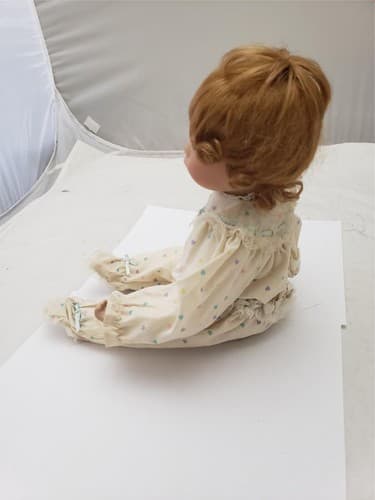 Vintage Original Porcelain Doll Baby Girl Dolls - Thumbnail 2