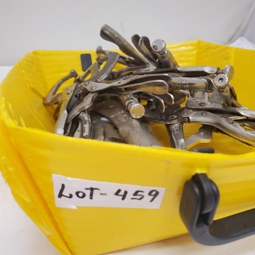 Pack of 11 Locking C-Clamp Vise Grip Pliers LOT-459 - Thumbnail 11