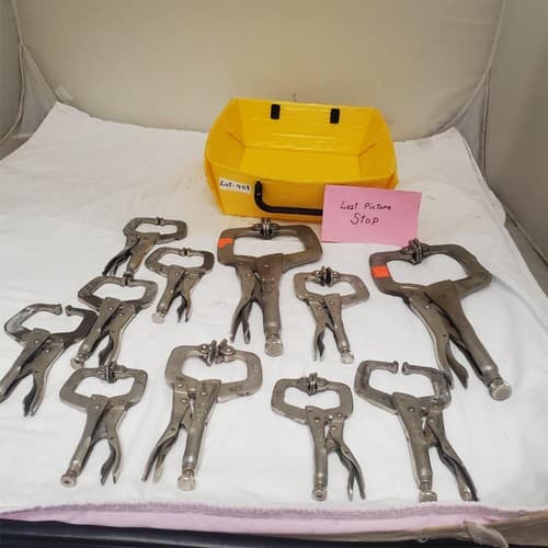 Pack of 11 Locking C-Clamp Vise Grip Pliers LOT-459 - Thumbnail 12
