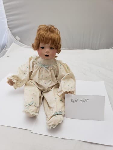 Vintage Original Porcelain Doll Baby Girl Dolls - Thumbnail 4