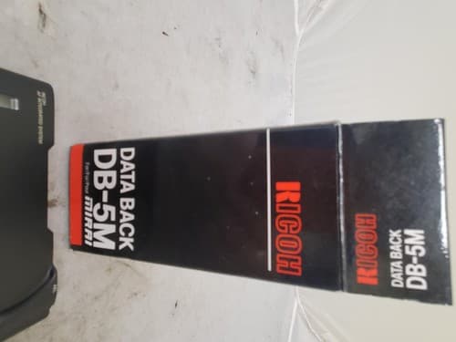 Ricoh Data Back DB-5M for Mirai Camera (NOS) AF Integrated System OWNERS MANUAL - Thumbnail 3