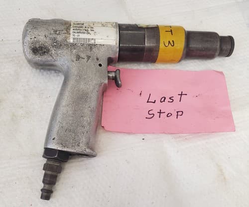 Cleco 8RSAPT-10 Pneumatic Pistol Grip 1/4" Air Tool Screwdriver/Nutrunner TTT-3 - Thumbnail 6