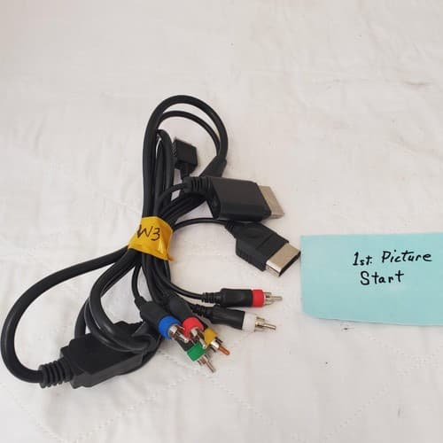 Multi Console/Platform Nintendo Wii PlayStation Xbox Component HD Video Cable W3 - Image 1