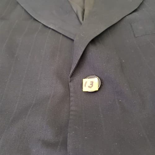 Giorgio Armani 6143 LECOLLEZIONI Wool Black Mens Blazer Coat Jacket 52R - Thumbnail 9