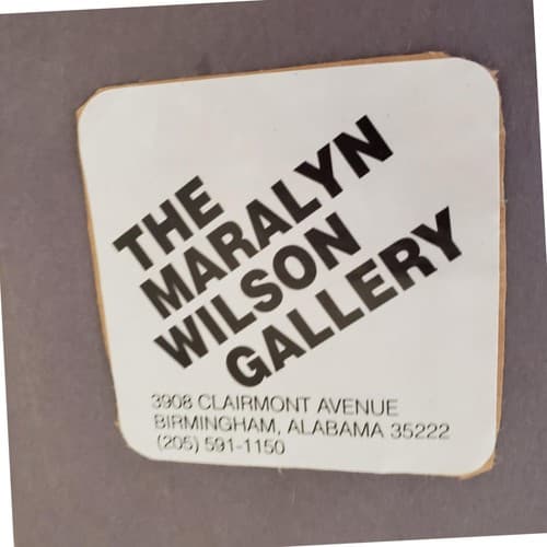 Original Signed Garden Painting Home Decor - Thumbnail 6