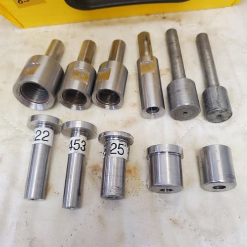 Lot of 10 Assorted Precision Steel Bushing Dies Set LOT-854 - Image 1
