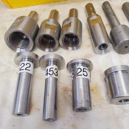 Lot of 10 Assorted Precision Steel Bushing Dies Set LOT-854 - Thumbnail 6
