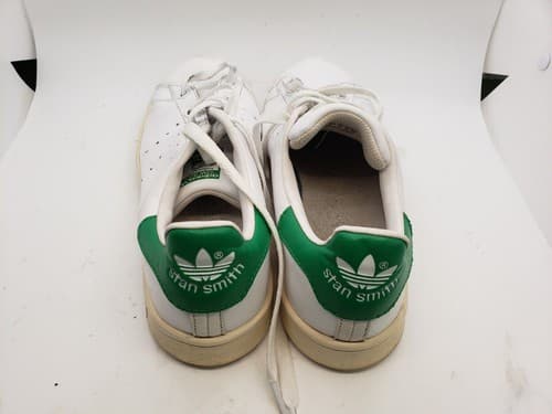 Adidas Originals Stan Smith White And Green Men’s Shoes Size 5.5 - Thumbnail 2
