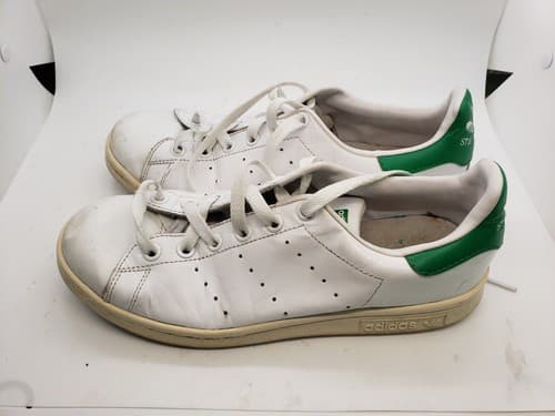 Adidas Originals Stan Smith White And Green Men’s Shoes Size 5.5 - Image 1