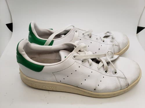 Adidas Originals Stan Smith White And Green Men’s Shoes Size 5.5 - Thumbnail 4