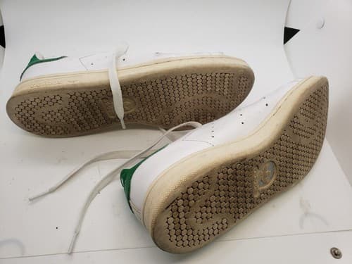 Adidas Originals Stan Smith White And Green Men’s Shoes Size 5.5 - Thumbnail 5