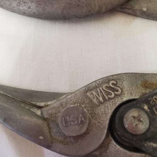 Lot of 5 Metal Snips Shears Pruners Tin Cutting Tools LOT-855 - Thumbnail 7