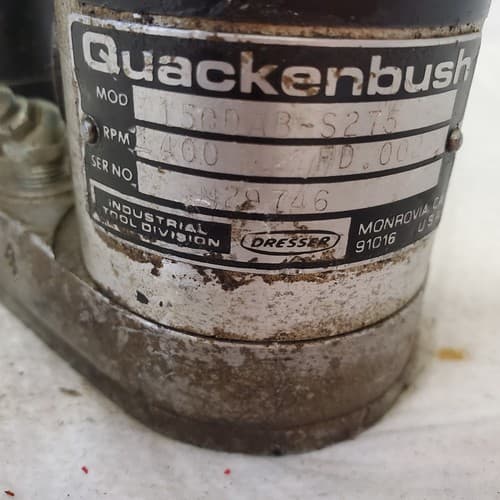 QuackenBush 15QDAB-S275 Industrial Tool Division Pneumatic Drill Chuck ,MMM-2 - Thumbnail 4