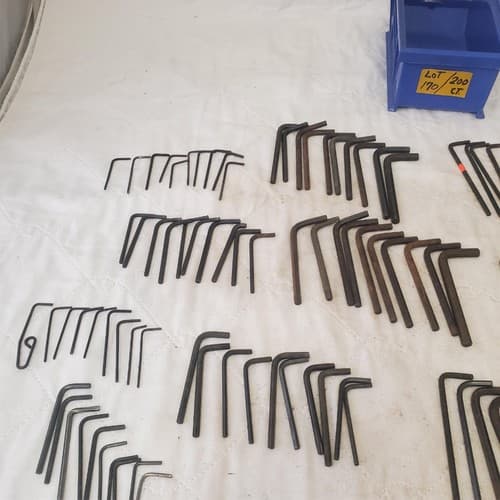 Lot of 200 Pieces Allen/Hex Wrenches All Purpose Mixed Sizes LOT170 - Thumbnail 3