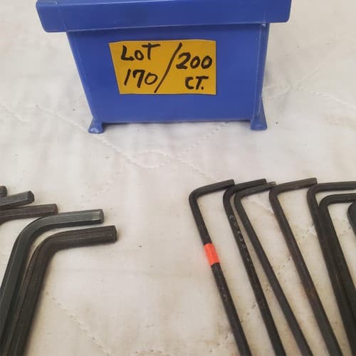 Lot of 200 Pieces Allen/Hex Wrenches All Purpose Mixed Sizes LOT170 - Thumbnail 2