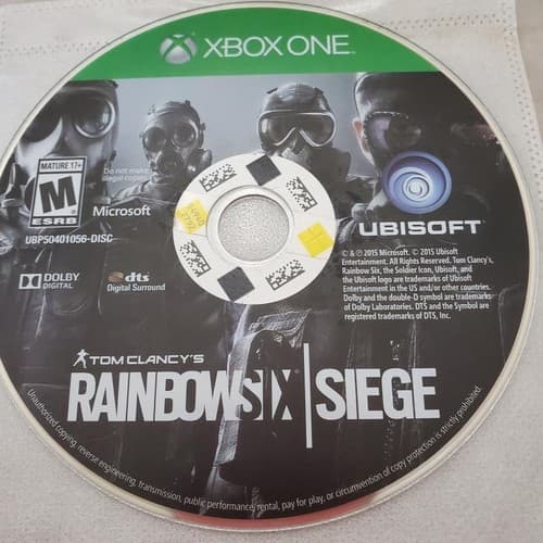 Tom Clancy's Rainbow Six Siege Microsoft Xbox One Video Game Disc Only - Image 1