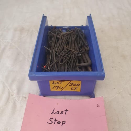 Lot of 200 Pieces Allen/Hex Wrenches All Purpose Mixed Sizes LOT170 - Thumbnail 9