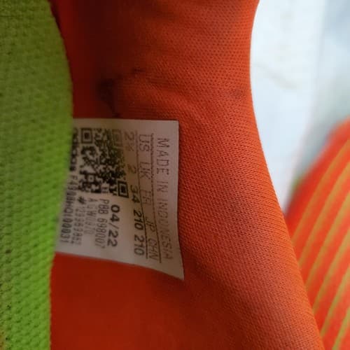 Adidas Predator Kids Orange Indoor Soccer Shoes Sneakers - Thumbnail 6