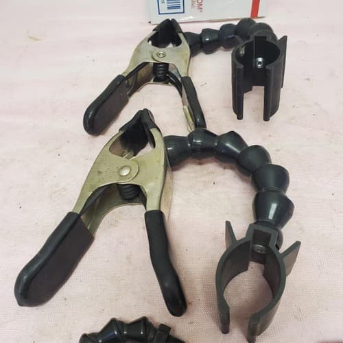 Spring Clamps with Flexible Gooseneck Arms Set LOT-941 - Thumbnail 4