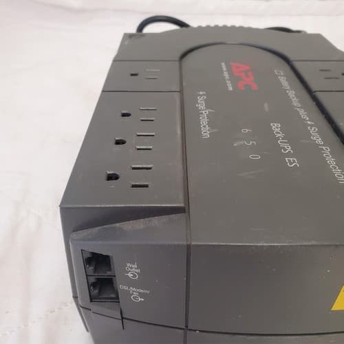 APC Back Up UPS ES 650 120V BE650R Surge Protected #16 (NO BATTERY INCLUDED) - Thumbnail 3