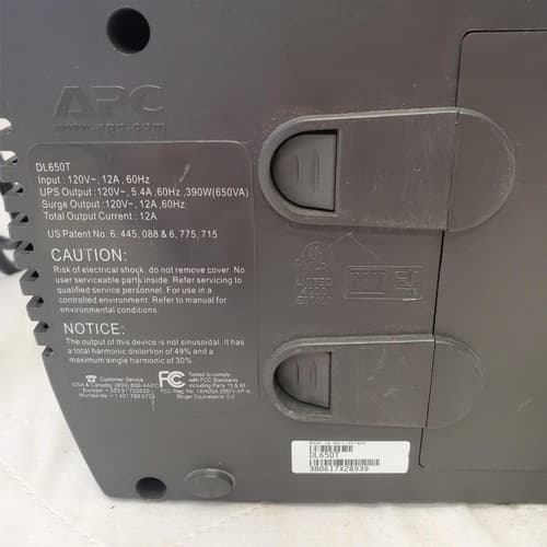 APC Back Up UPS ES 650 120V BE650R Surge Protected #16 (NO BATTERY INCLUDED) - Thumbnail 6