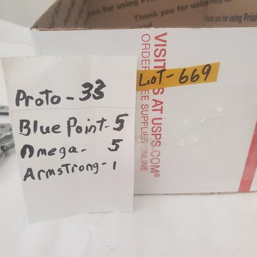 Lot of 44 Assorted Proto,Blue-Point Ratcheting Offset Box End Wrenches LOT-669 - Thumbnail 2