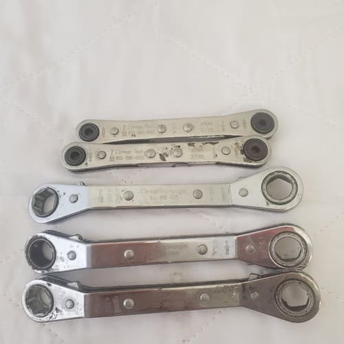 Lot of 44 Assorted Proto,Blue-Point Ratcheting Offset Box End Wrenches LOT-669 - Thumbnail 6