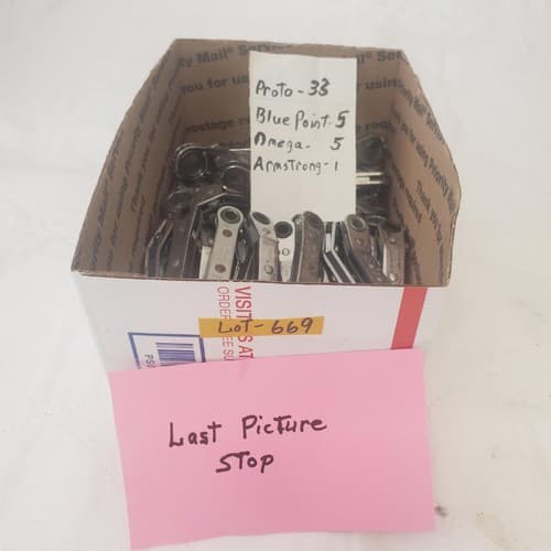 Lot of 44 Assorted Proto,Blue-Point Ratcheting Offset Box End Wrenches LOT-669 - Thumbnail 10