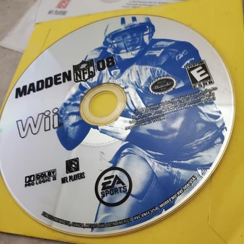 Madden NFL 08 Nintendo Wii Game DISC ONLY - Image 1