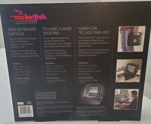 New ROCKETFISH Keyboard / Stand / Case for APPLE IPAD - Thumbnail 5