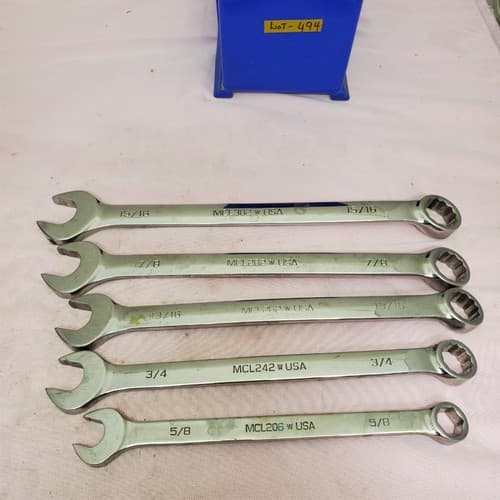 Lot of 5 Matco Combination Wrench Set LOT-494 - Thumbnail 8