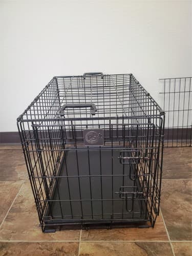 Metal Kennel Dog Cage with Crate Tray - Thumbnail 2