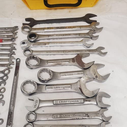 Lot of 35 Assorted Craftsman Wrenches Set LOT-355 - Thumbnail 5