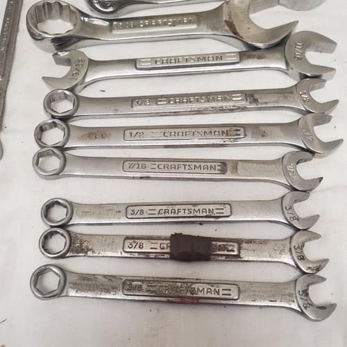 Lot of 35 Assorted Craftsman Wrenches Set LOT-355 - Thumbnail 4