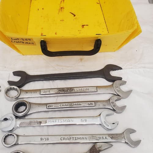 Lot of 35 Assorted Craftsman Wrenches Set LOT-355 - Thumbnail 6