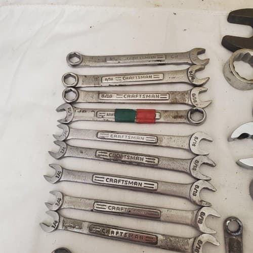 Lot of 35 Assorted Craftsman Wrenches Set LOT-355 - Thumbnail 7
