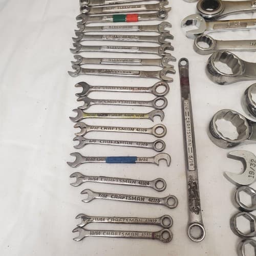 Lot of 35 Assorted Craftsman Wrenches Set LOT-355 - Thumbnail 8