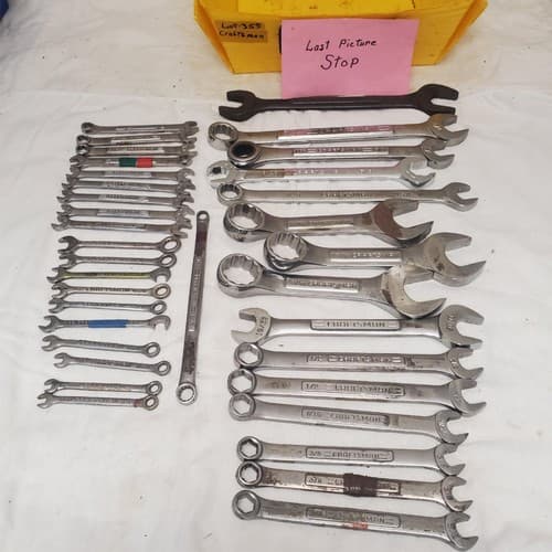 Lot of 35 Assorted Craftsman Wrenches Set LOT-355 - Thumbnail 11