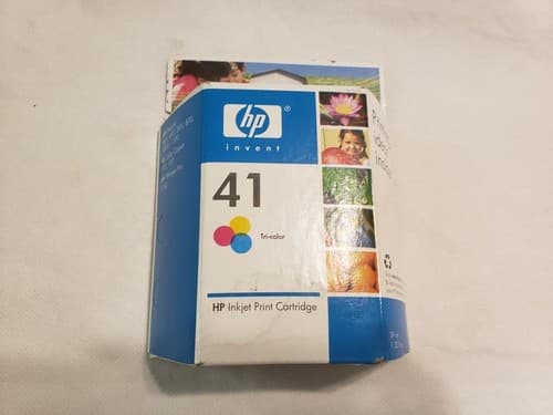 Genuine HP Tri Color 41 Inkjet Print Cartridge Brand New Sealed - Image 1