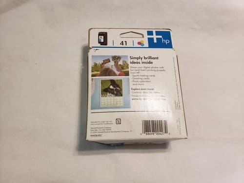 Genuine HP Tri Color 41 Inkjet Print Cartridge Brand New Sealed - Thumbnail 2
