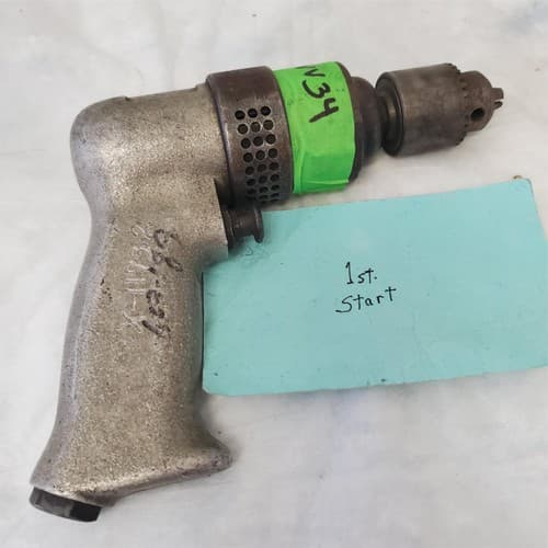 Rockwell Pistol Grip Pneumatic Air Drill Air Tool VV-34 - Image 1