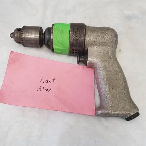 Rockwell Pistol Grip Pneumatic Air Drill Air Tool VV-34 - Thumbnail 5