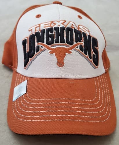 Texas Longhorns Hat Cap Top of the World on Top and Climbing Orange Hat Cap - Image 1