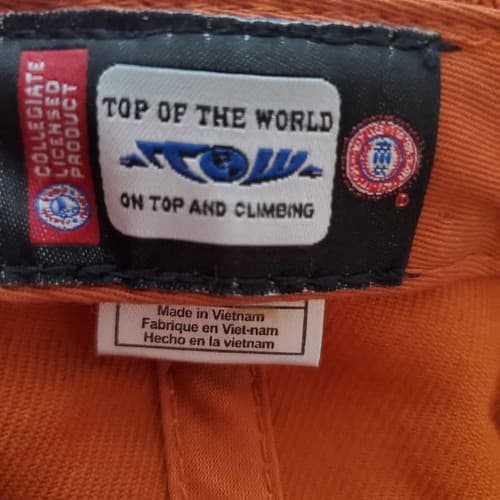 Texas Longhorns Hat Cap Top of the World on Top and Climbing Orange Hat Cap - Thumbnail 4