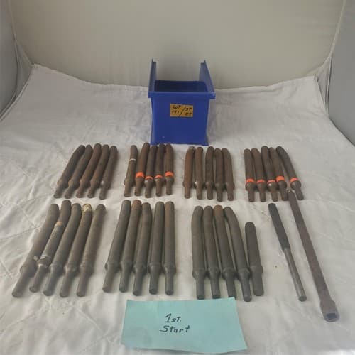 Lot of 37 ATI Cupped Straight Rivet Set Assorted LOT-141 - Image 1