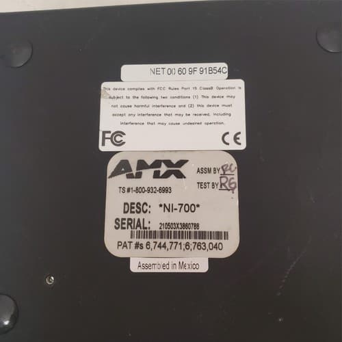 AMX NI700 NetLinx Integrated Controller for Network Management - Thumbnail 3