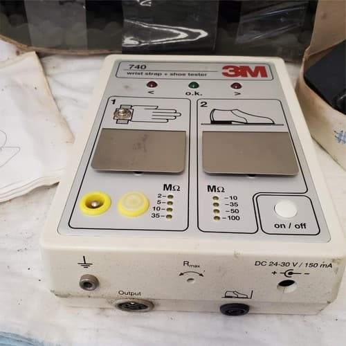 Vintage 3M 740 LED Combo Wrist Strap and Shoe Tester - Thumbnail 5