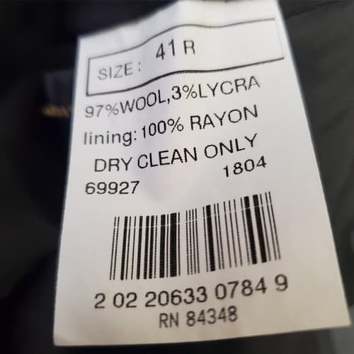 Brooks Brothers Wool BrooksEase Gray White Pinstripe Blazer Jacket Suit 41R - Thumbnail 7