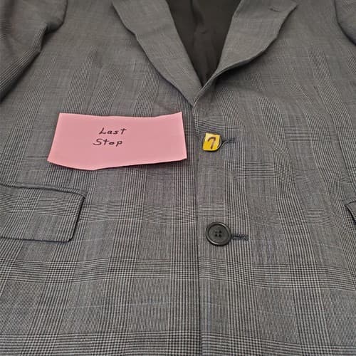 Brooks Brothers Wool BrooksEase Gray White Pinstripe Blazer Jacket Suit 41R - Thumbnail 9